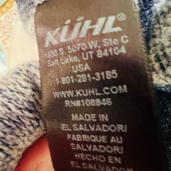 KUHL WOMENS PULLOVER NOVA COWL NECK BLUE SWEATER SIZE LARGE - Picture 5 of 10